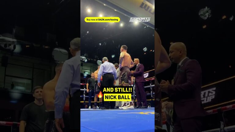 NICK BALL RETAINS HIS WBA FEATHERWEIGHT WORLD TITLE 🏆 #shorts