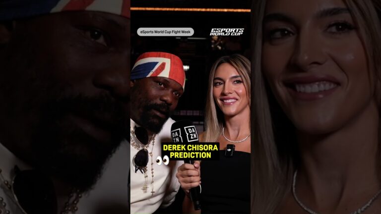 Derek WAR Chisora gives his MAIN EVENT prediction 😬 #shorts