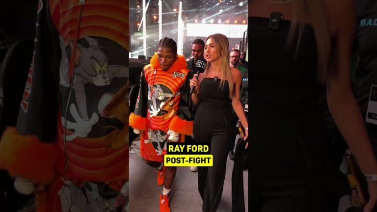 Raymond Ford post-fight interview 🤔 #shorts