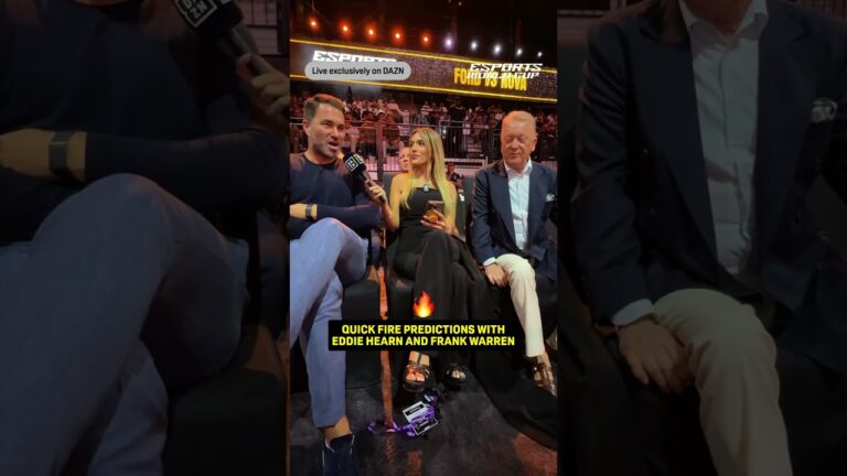 QUICK-FIRE PREDICITIONS WITH EDDIE HEARN AND FRANK WARREN ⚡