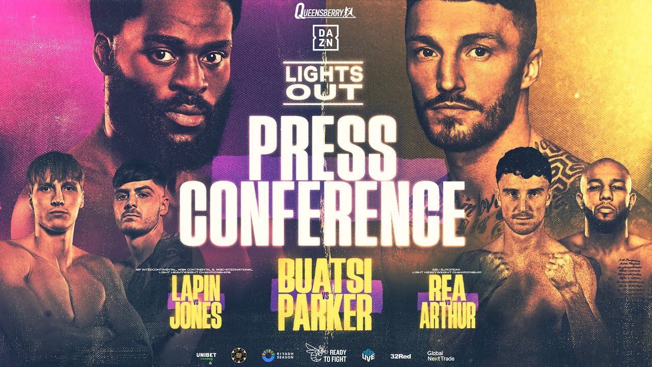 Joshua Buatsi vs Zach Parker | Live Launch Press Conference | Rea vs Arthur & Lapin vs Jones 🥊