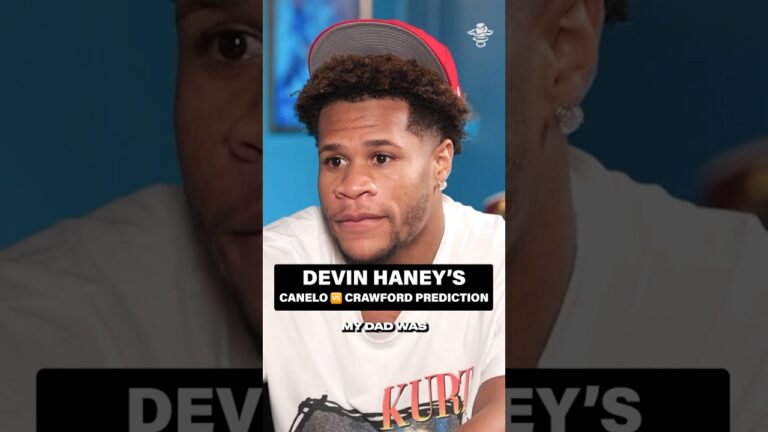 Devin Haneyâ€™s got a pick for Canelo vs. Crawfordâ€¦ and heâ€™s not second-guessing it 🥊  #boxing