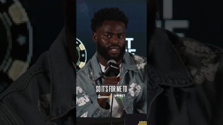 Joshua Buatsi is fired-up for this one 🔥