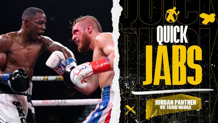 Quick Jabs | Jordan Panthen vs. Farid Ngoga | Back and forth battle!