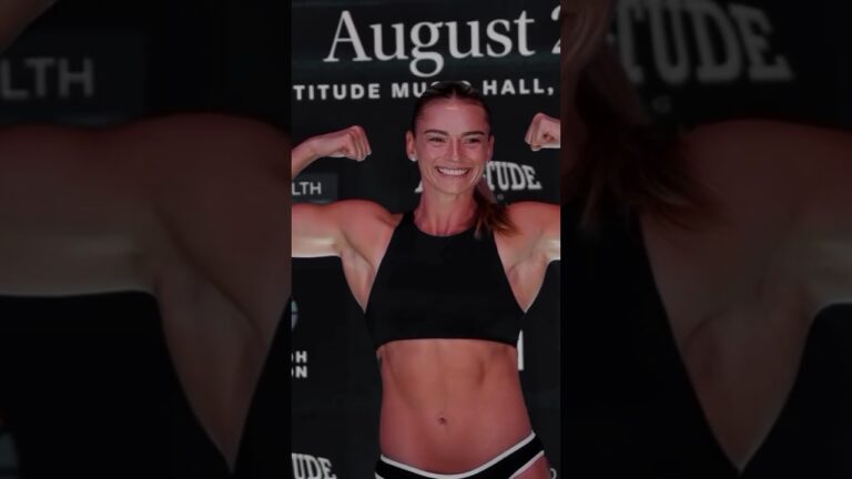 Super Bantamweight Skye Nicolson 💪 On Weight For Brisbane Homecoming