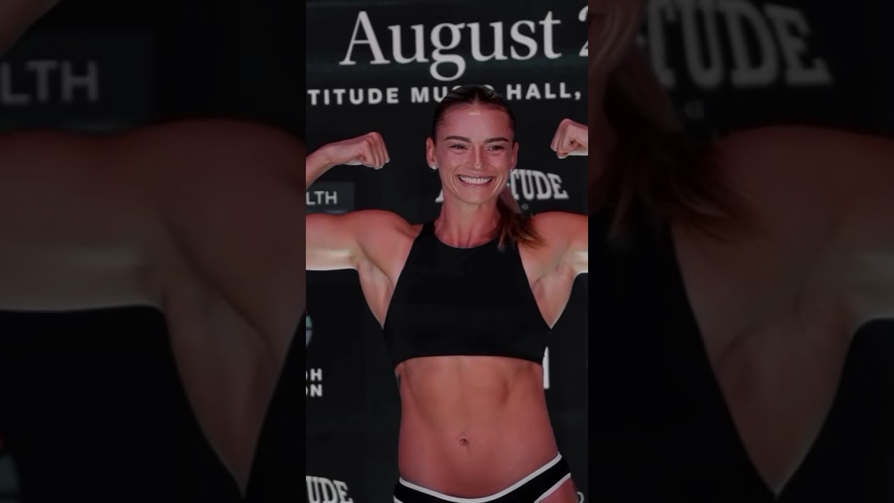 Super Bantamweight Skye Nicolson 💪 On Weight For Brisbane Homecoming