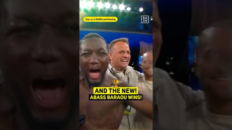 Abass Baraou HAS DONE IT! 🏆 #shorts