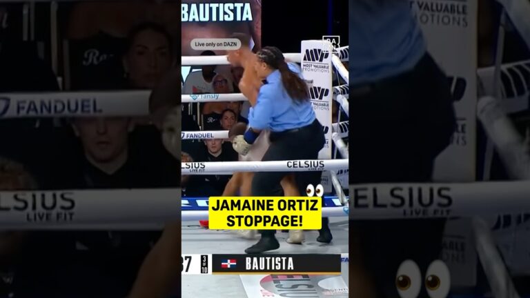 Jamaine Ortiz STOPS Ambiorix Bautista! 😳 #shorts