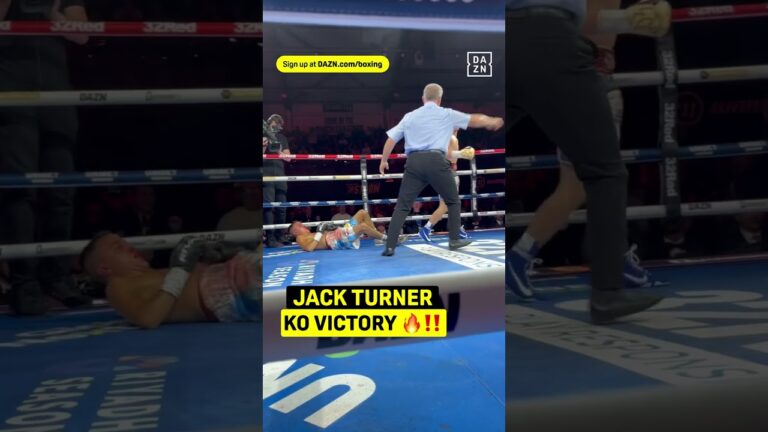 TKO VICTORY JACK TURNER #RAFFERTYCHAMBERLAIN | AUG 23 | Live on DAZN