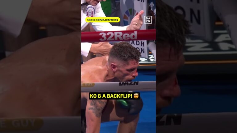 NELSON BIRCHALL WITH THE KO & BACKFLIP #RAFFERTYCHAMBERLAIN | AUG 23 | LIVE ON DAZN