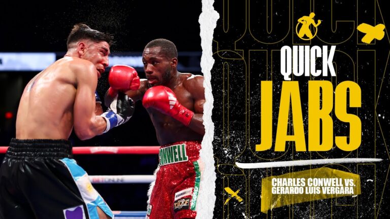 Quick Jabs | Charles Conwell vs. Gerardo Luis Vergara | Don't sleep on Bad News!