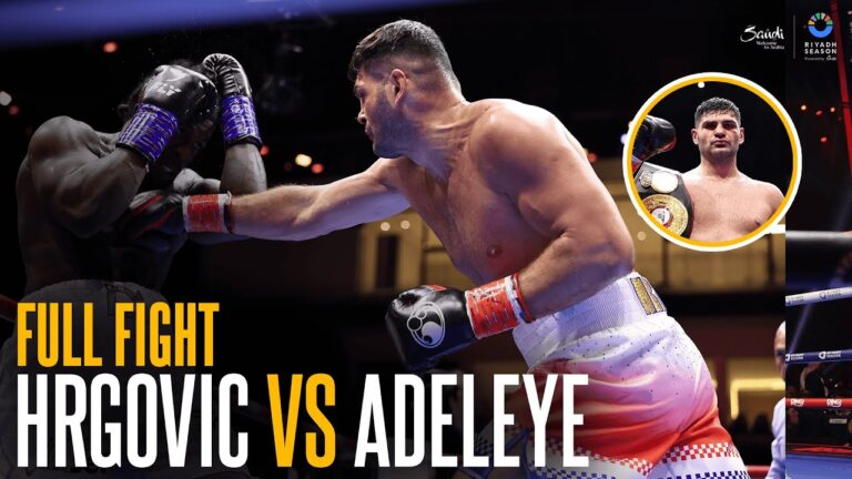 Non Stop WAR in Riyadh | Filip Hrgovic vs David Adeleye FULL FIGHT