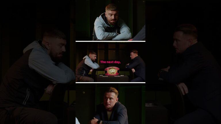 “I never had any hesitation in fighting you” #matchroomboxing