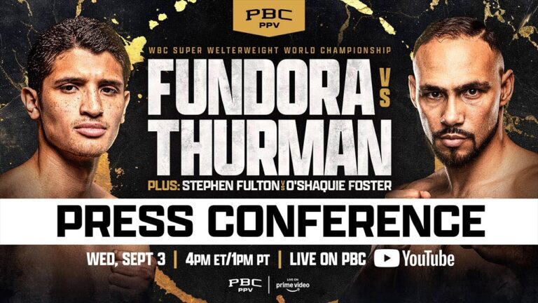 Fundora vs. Thurman LOS ANGELES PRESS CONFERENCE LIVESTREAM