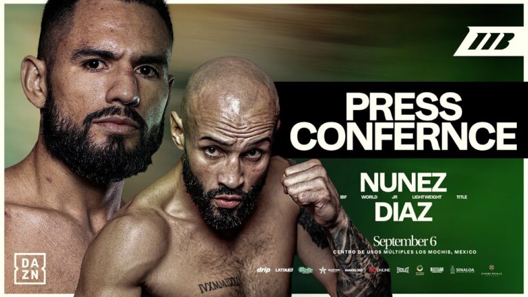 Eduardo 'Sugar' Nunez Vs Christopher 'Pitufo' Diaz Final Press Conference