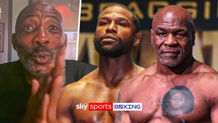 Johnny Nelson reacts to Floyd Mayweather & Mike Tyson's exhibition fight 🗣️