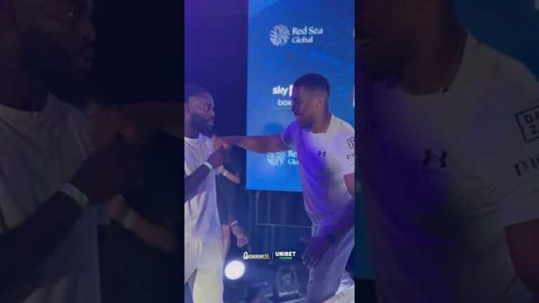 When Anthony Joshua & Joshua Buatsi talked tactics 🇬🇧🗣️