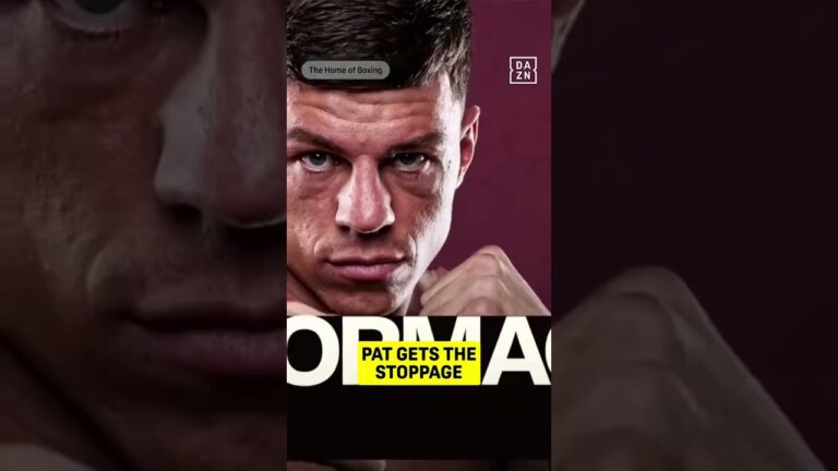 Pat McCormack gets it done after stopping Miguel Parra #shorts