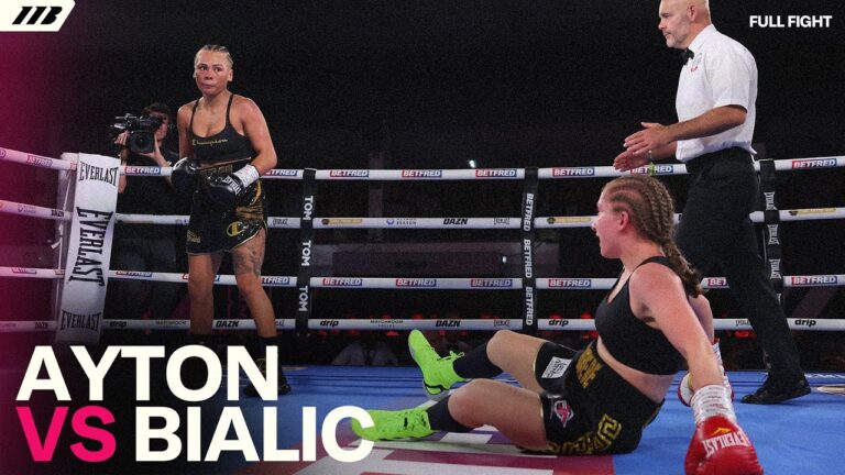Tiah-Mai Ayton moves 2-0 – as Katie Taylor watches | Matchroom Boxing