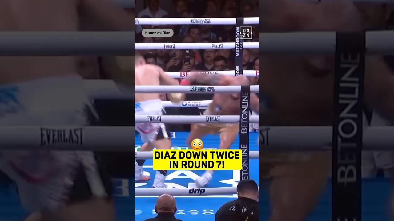 Christopher Diaz down TWICE!! 😱 #shorts