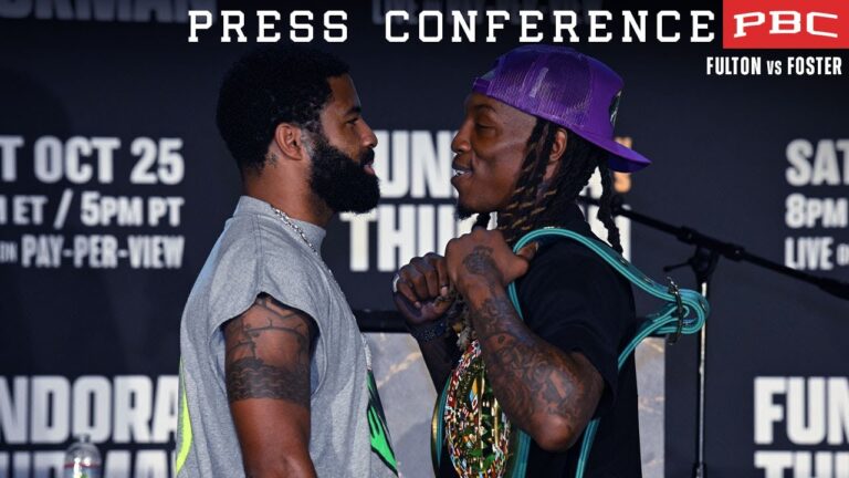 Disrespected and doubted, Stephen Fulton and O'Shaquie Foster exchange words| Fulton vs Foster