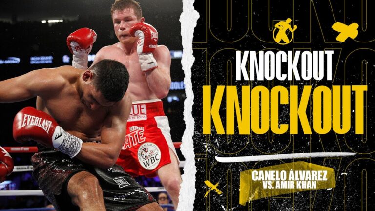 KO | Canelo vs. Amir Khan | One Hitter Quitter!