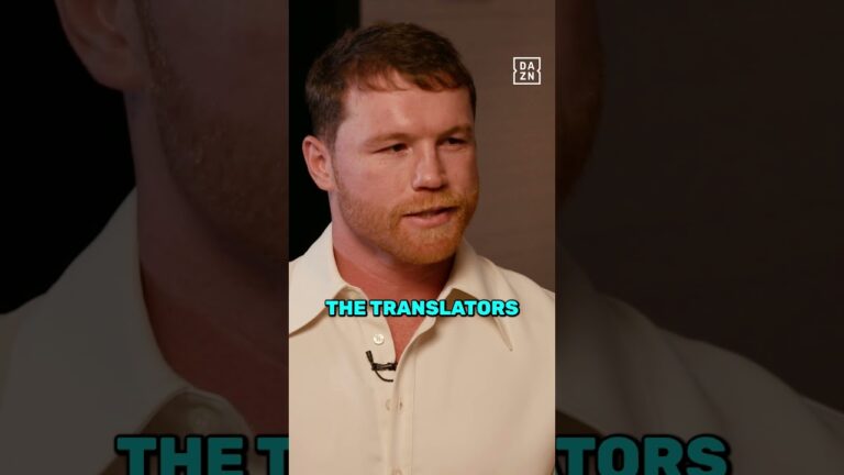 How impressed are you with Canelo's English throughout the years?  🤔 #shorts