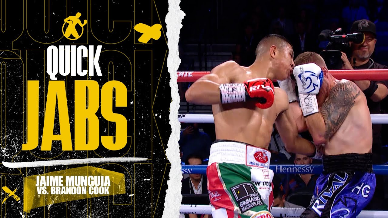 Quick Jabs | Jaime Munguia vs. Brandon Cook | World title fight under the bright Las Vegas Lights!