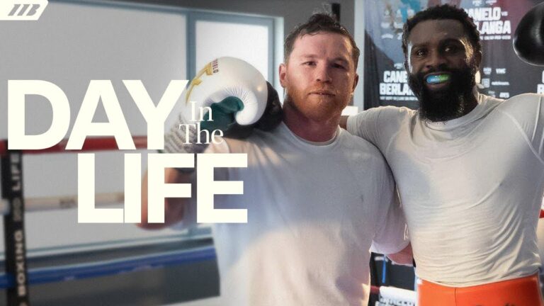 Boots Ennis spars with Canelo Alvarez! | Matchroom Boxing