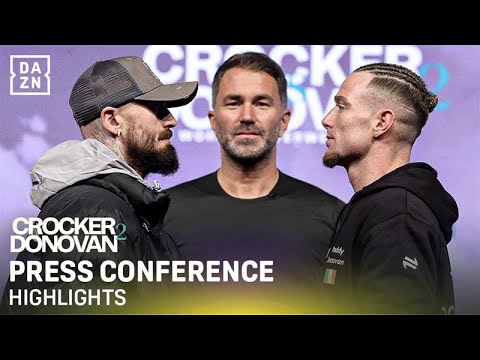 Lewis Crocker vs. Paddy Donovan 2 | Press Conference Highlights