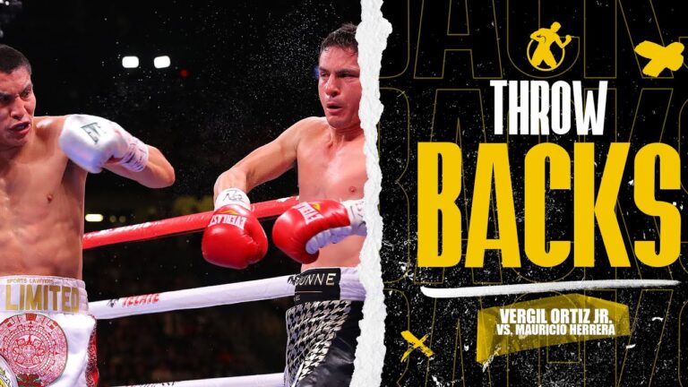 Throwback | Vergil Ortiz Jr. vs. Mauricio Herrera | Vergil stole the show on a Canelo fight night!