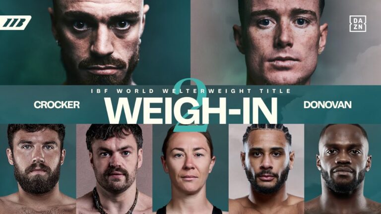 Lewis Crocker Vs Paddy Donovan 2: Weigh In & Small Talk LIVE | Matchroom Boxing