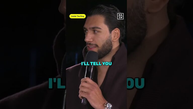 Hamzah Sheeraz predicts #CaneloCrawford will NOT go to a decision 👀🥊 #insidethering