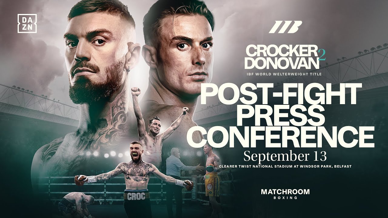 IMMEDIATE REACTION: Lewis Crocker Beats Paddy Donovan Post-Fight Press Conference | Matchroom Boxing