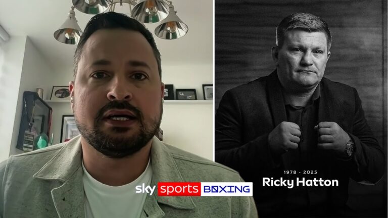 Andy Scott's emotional tribute to Ricky Hatton