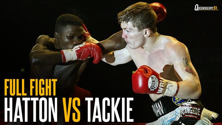 Ricky Hatton vs Ben Tackie | FULL FIGHT | The Hitman overcomes 12 round WAR in Manchester 🥊