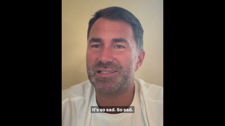 “We've Lost A True Great” – Eddie Hearn Pays Tribute To Ricky Hatton