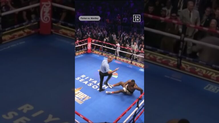 Joseph Parker's power can't be SLEPT on! 🤯 #shorts