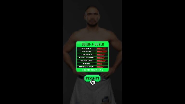Keith Thurman Creates His Custom Boxing Video Game Character
