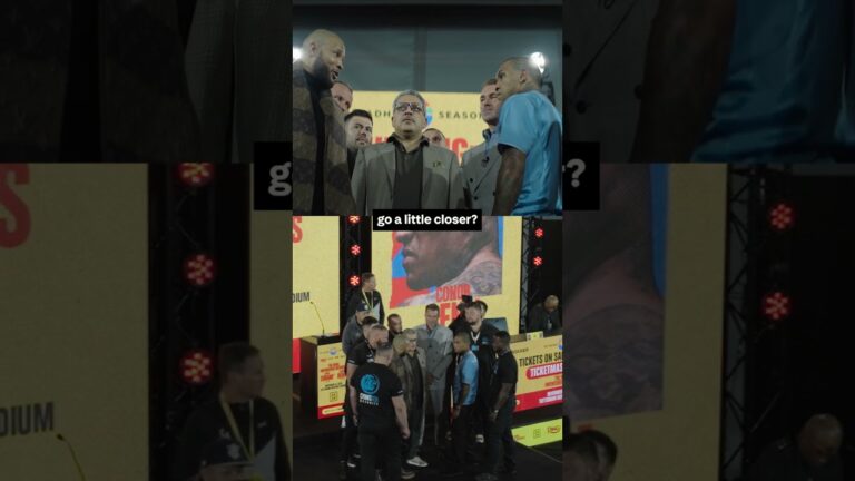 “I Don't Bite!” 🔊 Mic'd Up Chris Eubank Vs Conor Benn Rematch Face Off