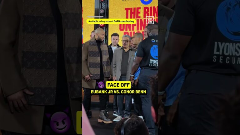 FACE OFF: CHRIS EUBANK JR. vs. CONOR BENN 2🔥 #shorts