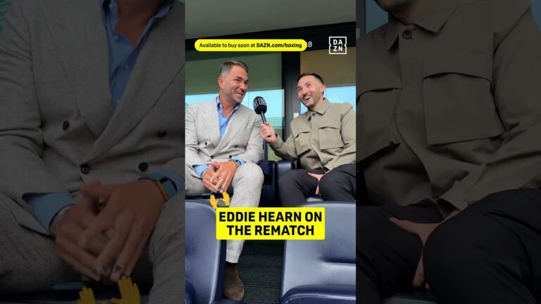 Eddie Hearn on the rematch between Eubank Jr. vs Conor Benn 🤔 #shorts