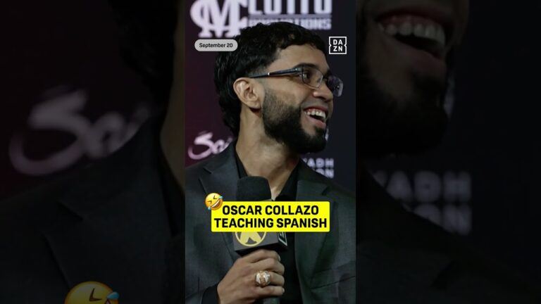 Oscar Collazo had to make sure they said his name right 😤 #shorts