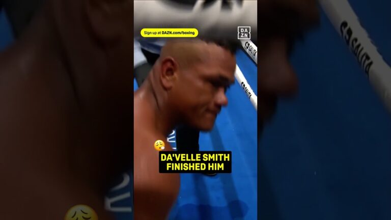 Da'Velle Smith STOPS Janer Gonzalez in round 2!! #shorts