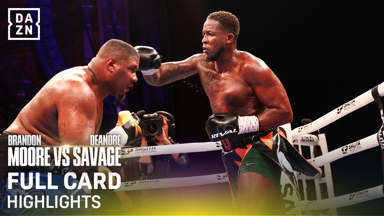 Brandon Moore vs. DeAndre Savage Full Card Highlights