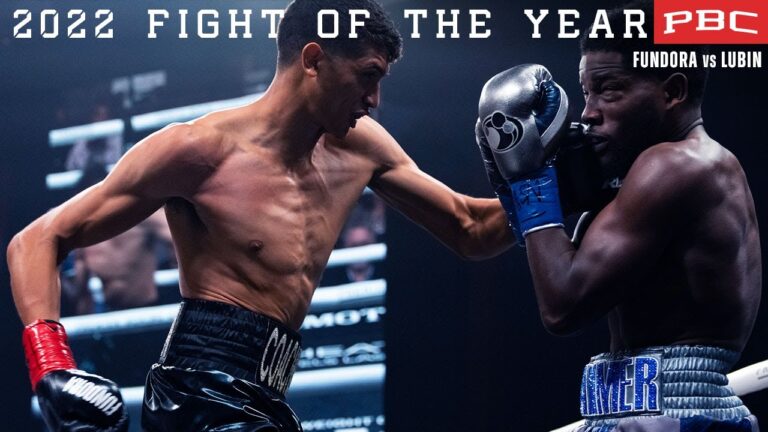 Uppercuts, knockdowns, and pure heart on display in 2022's Fight of the Year | Fundora vs Lubin