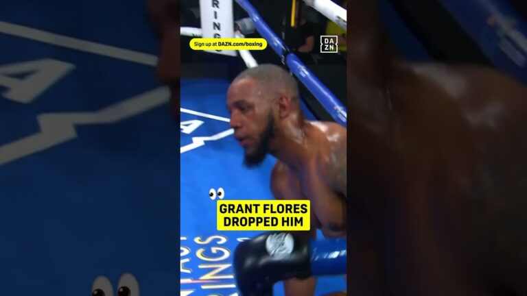 Grant Flores dropped him!!! #shorts