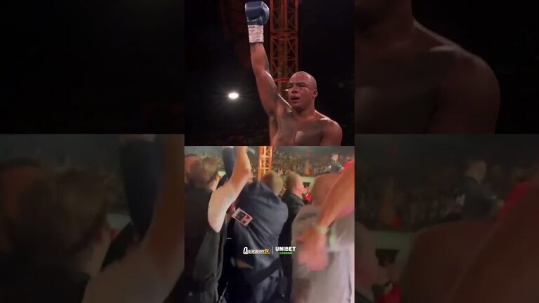 Fabio Wardleyâ€™s ringside reaction to his KO was insane 😅🔥