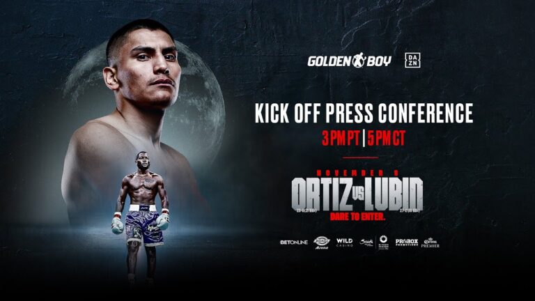 Vergil Ortiz Jr. vs. Erickson â€œThe Hammerâ€ Lubin | Texas Hold â€™Em Showdown Kick off Presser
