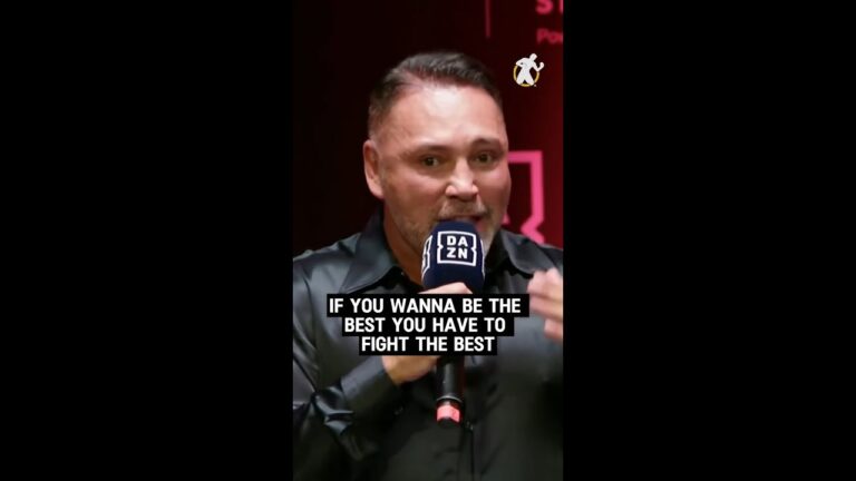 Oscar De La Hoya gives   props for taking the fight others wouldnâ€™t! 🔥